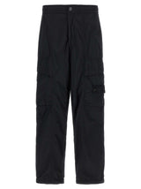 Pantalon cargo Stone Island noir en polyamide
