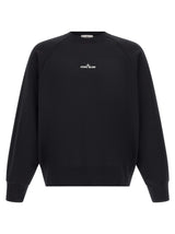 Sweat-shirt en coton noir Stone Island