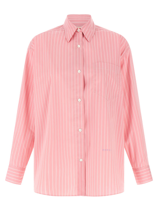 Chemisier en coton multicolore Marni