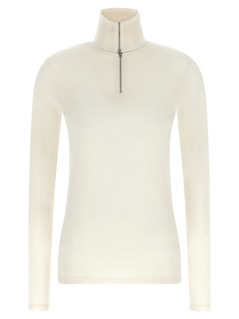 Cardigan Jil Sander en polyester blanc
