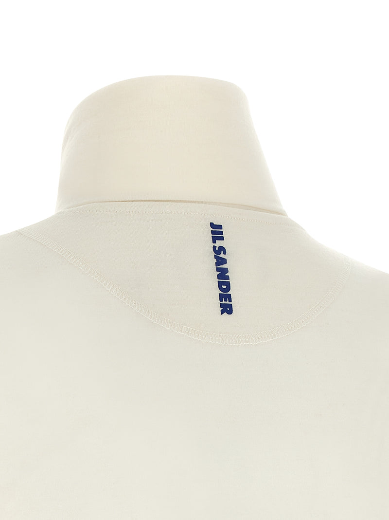 Cardigan Jil Sander en polyester blanc