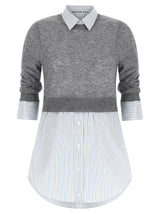 Chemisier en laine grise Alexander Wang
