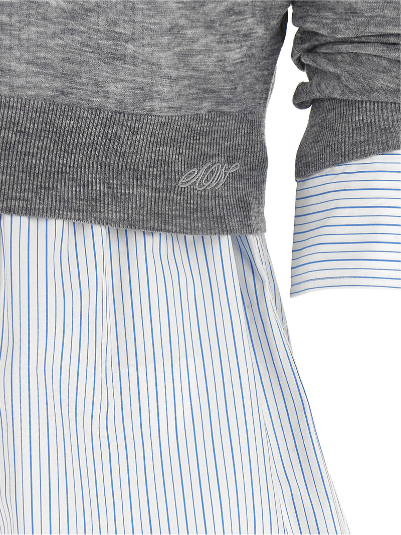 Chemisier en laine grise Alexander Wang