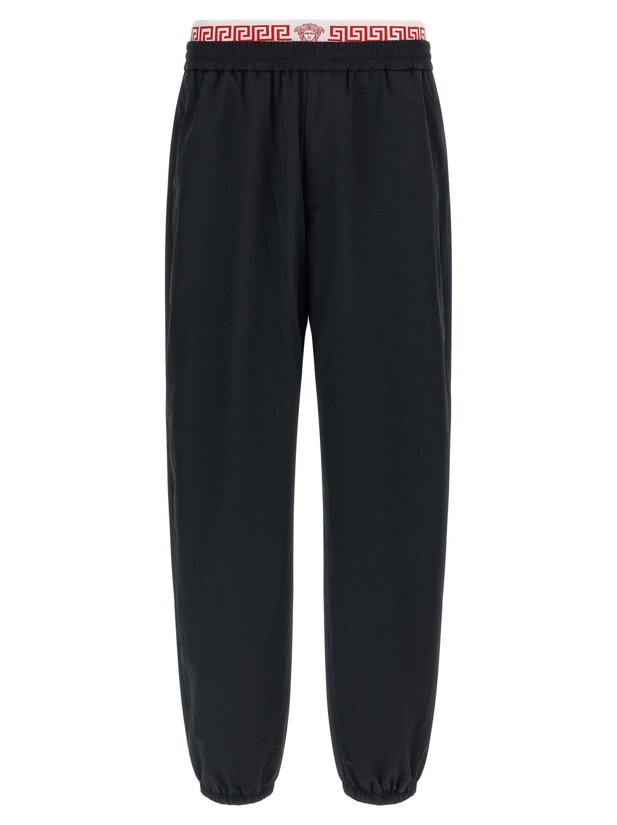 Pantalon de jogging en polyamide noir Versace
