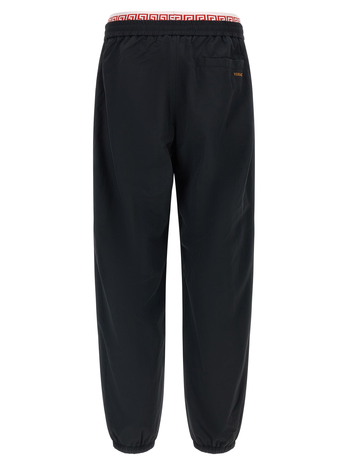 Pantalon de jogging en polyamide noir Versace