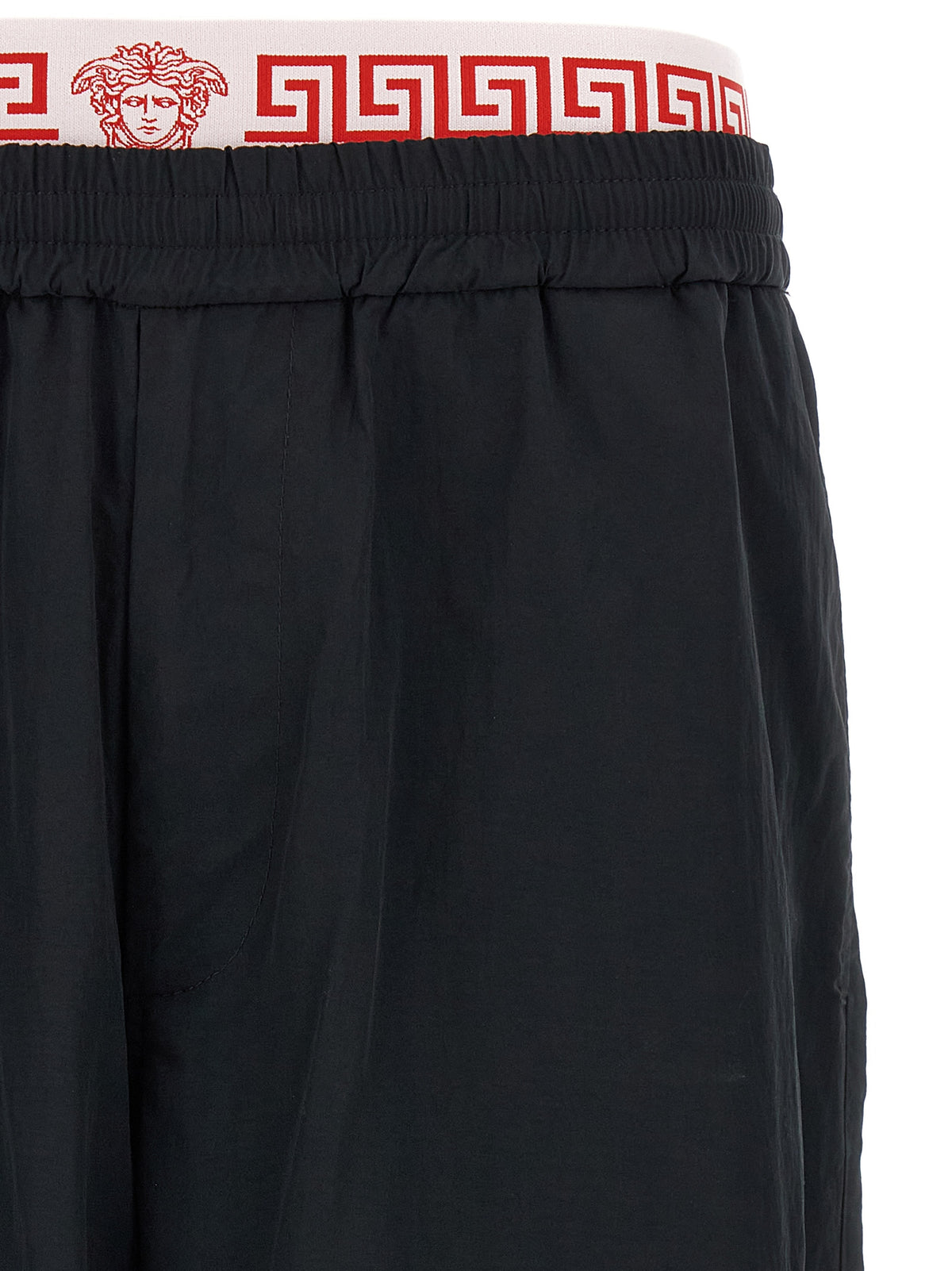 Pantalon de jogging en polyamide noir Versace