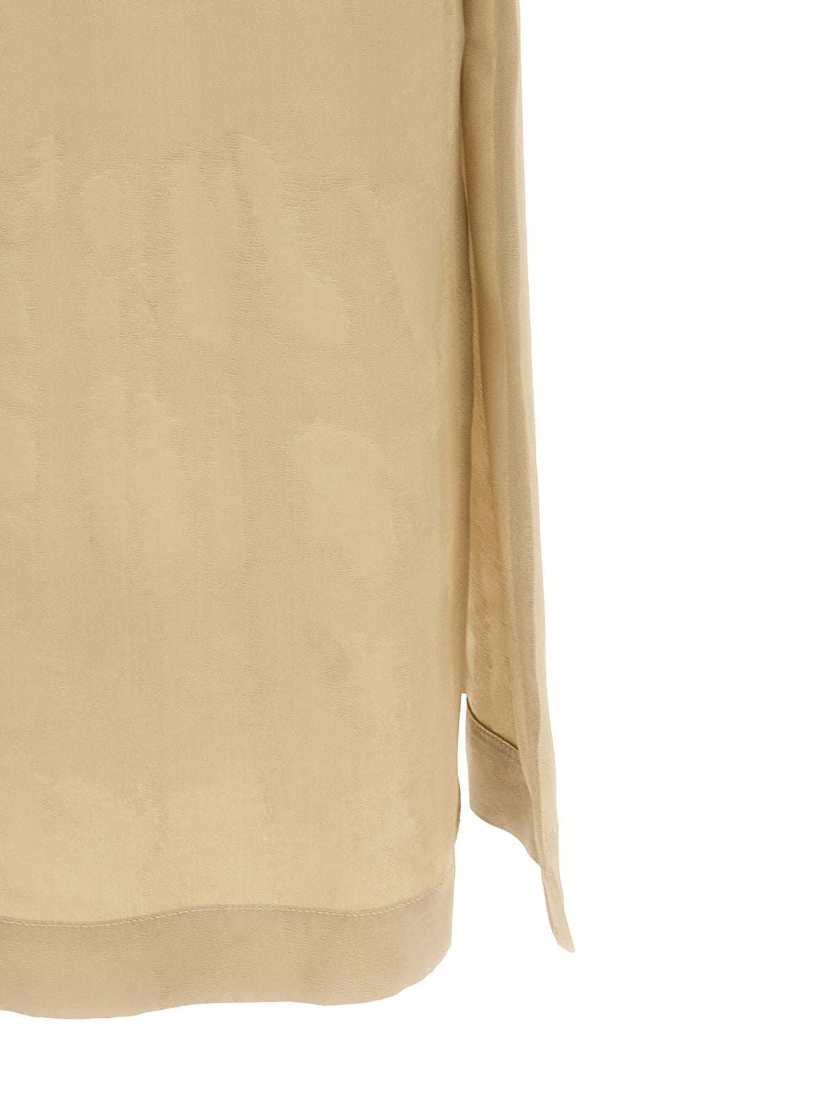 Robe midi Peserico en viscose beige
