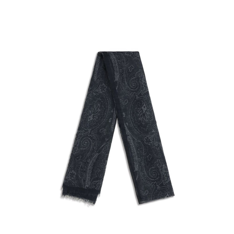 Etro Black Modal Scarf
