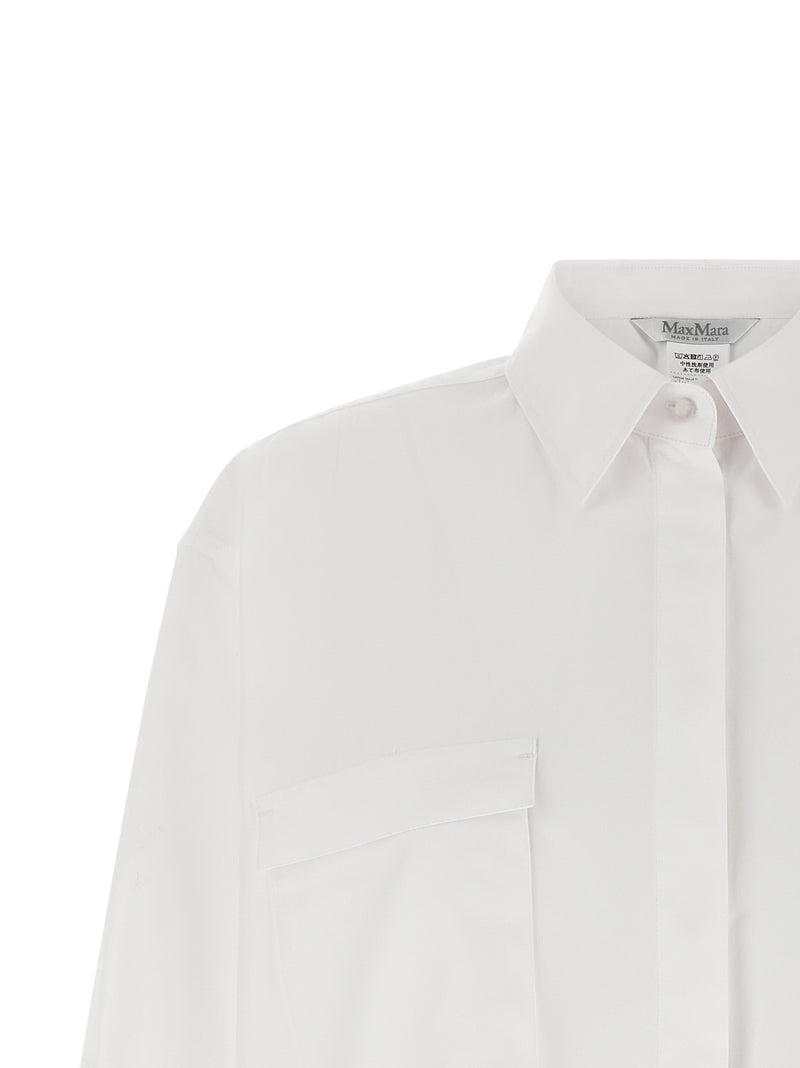 Chemisier en coton blanc Max Mara
