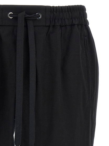 Dolce & Gabbana Black Cotton Casual Pants