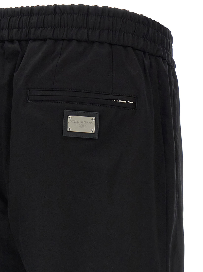 Pantalon décontracté Dolce & Gabbana en coton noir