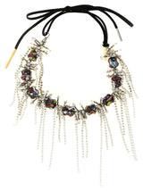 Collier Dries Van Noten en verre noir