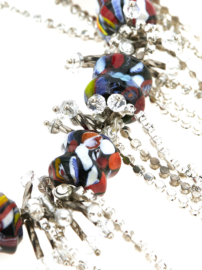 Collier Dries Van Noten en verre noir