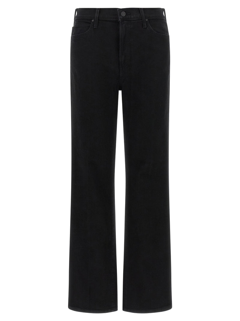 Jean évasé Mother Denim en coton noir