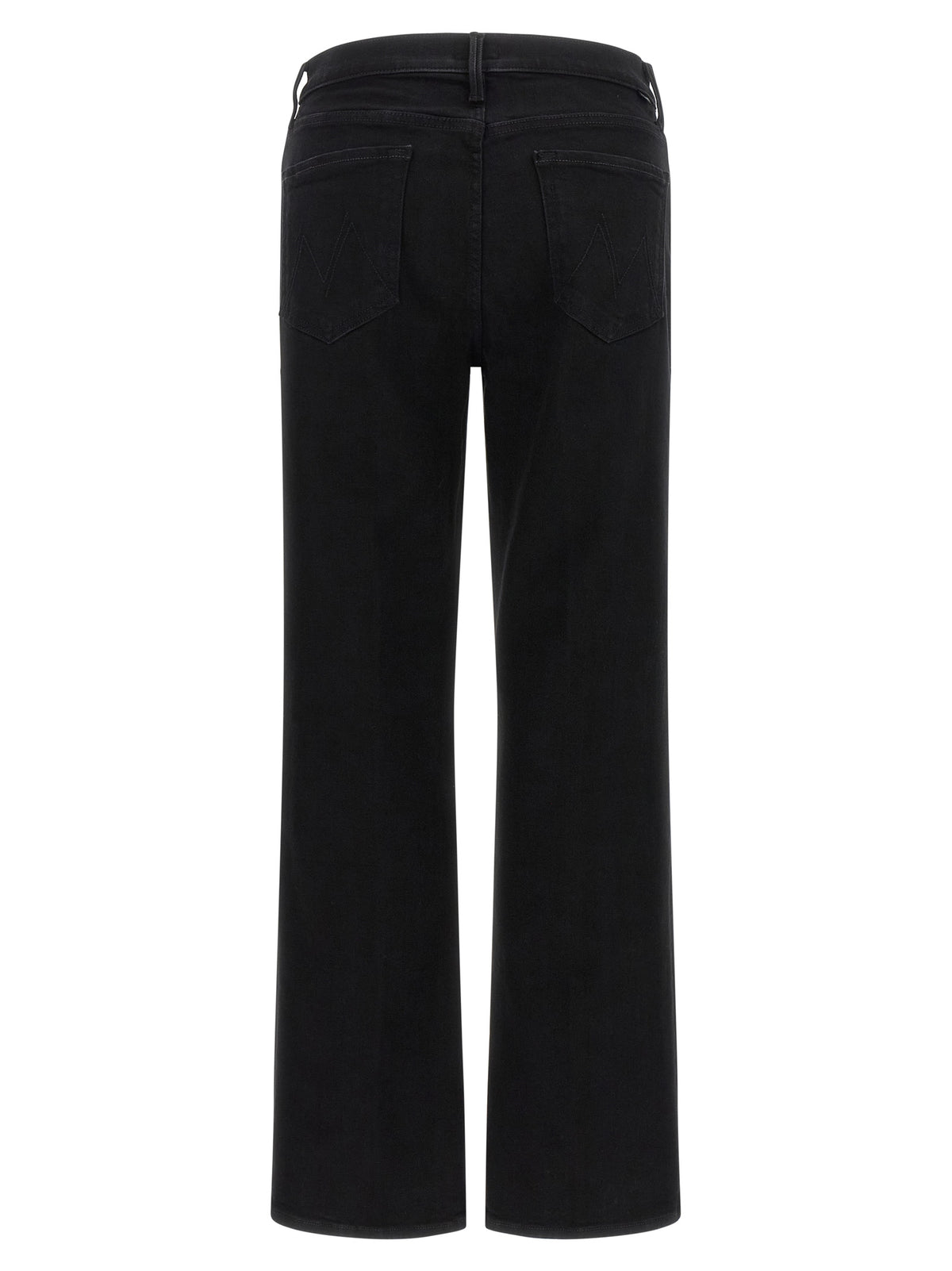 Jean évasé Mother Denim en coton noir