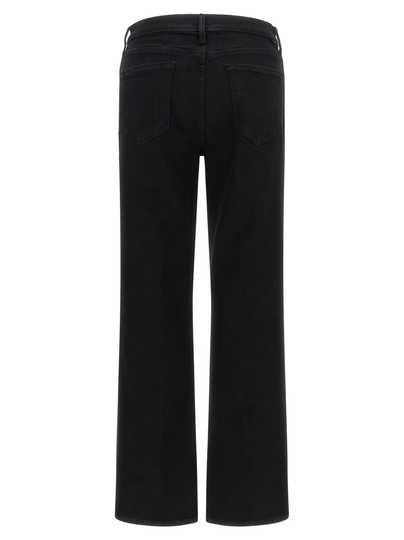 Jean évasé Mother Denim en coton noir