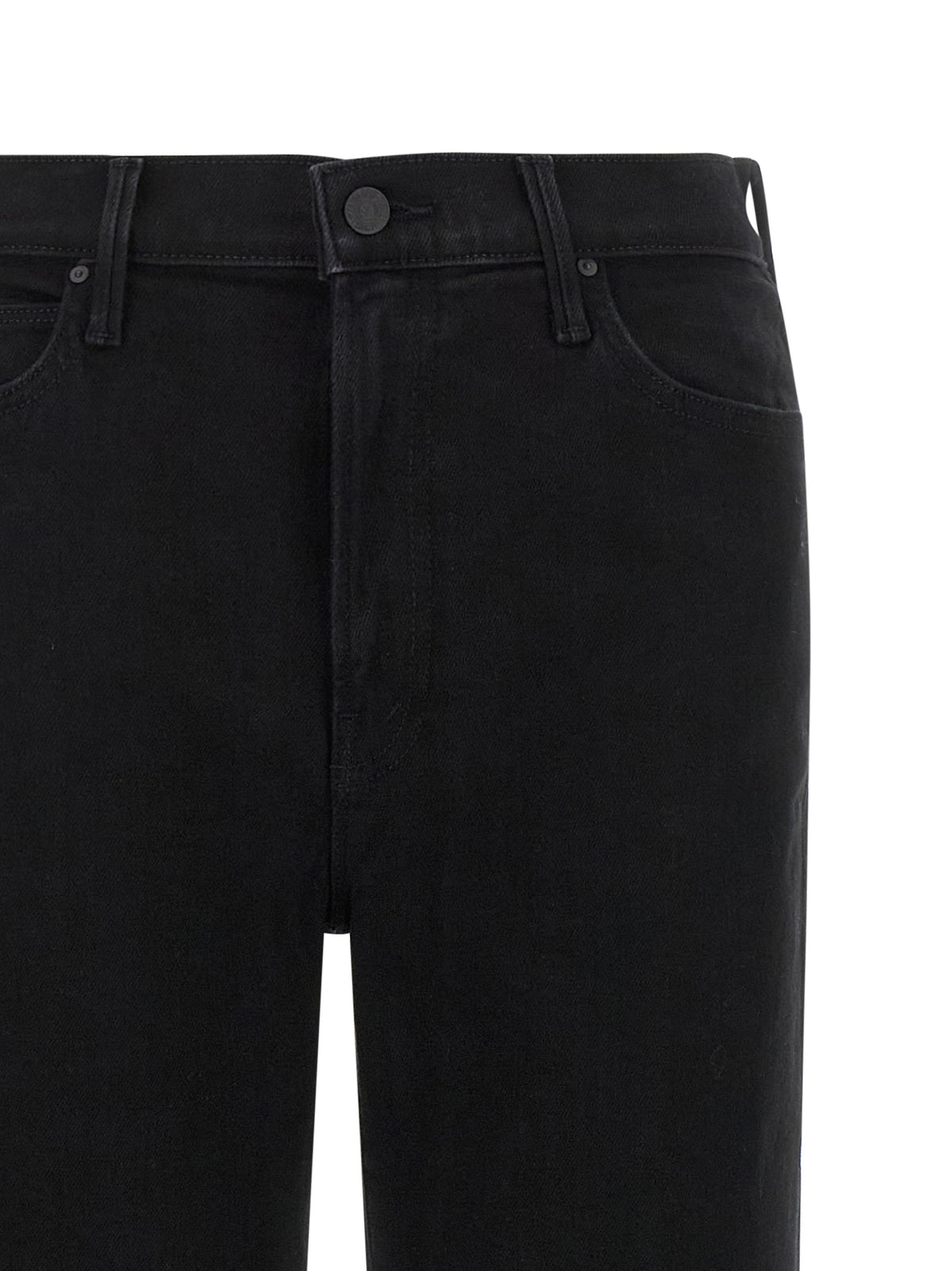 Jean évasé Mother Denim en coton noir