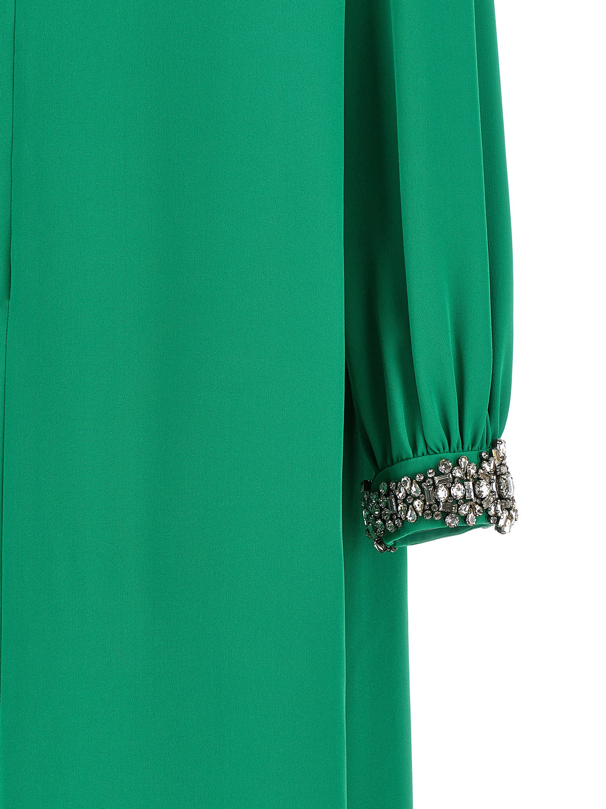 Robe longue bicolore en soie Valentino Garavani