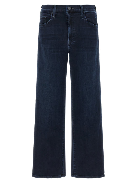 Jean en denim de coton bleu Mother Denim