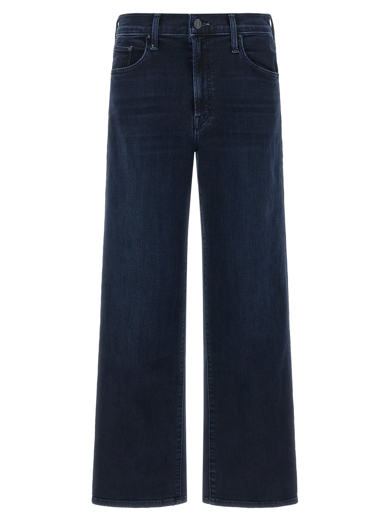 Jean en denim de coton bleu Mother Denim