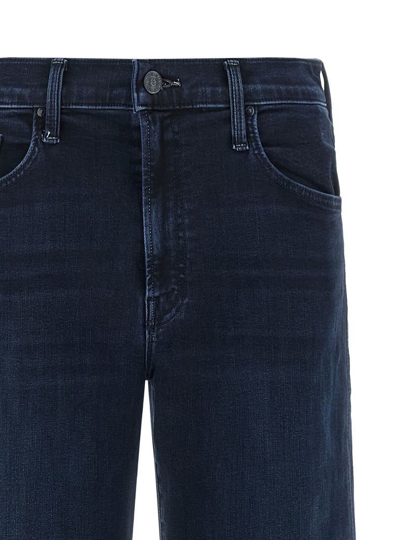 Jean en denim de coton bleu Mother Denim