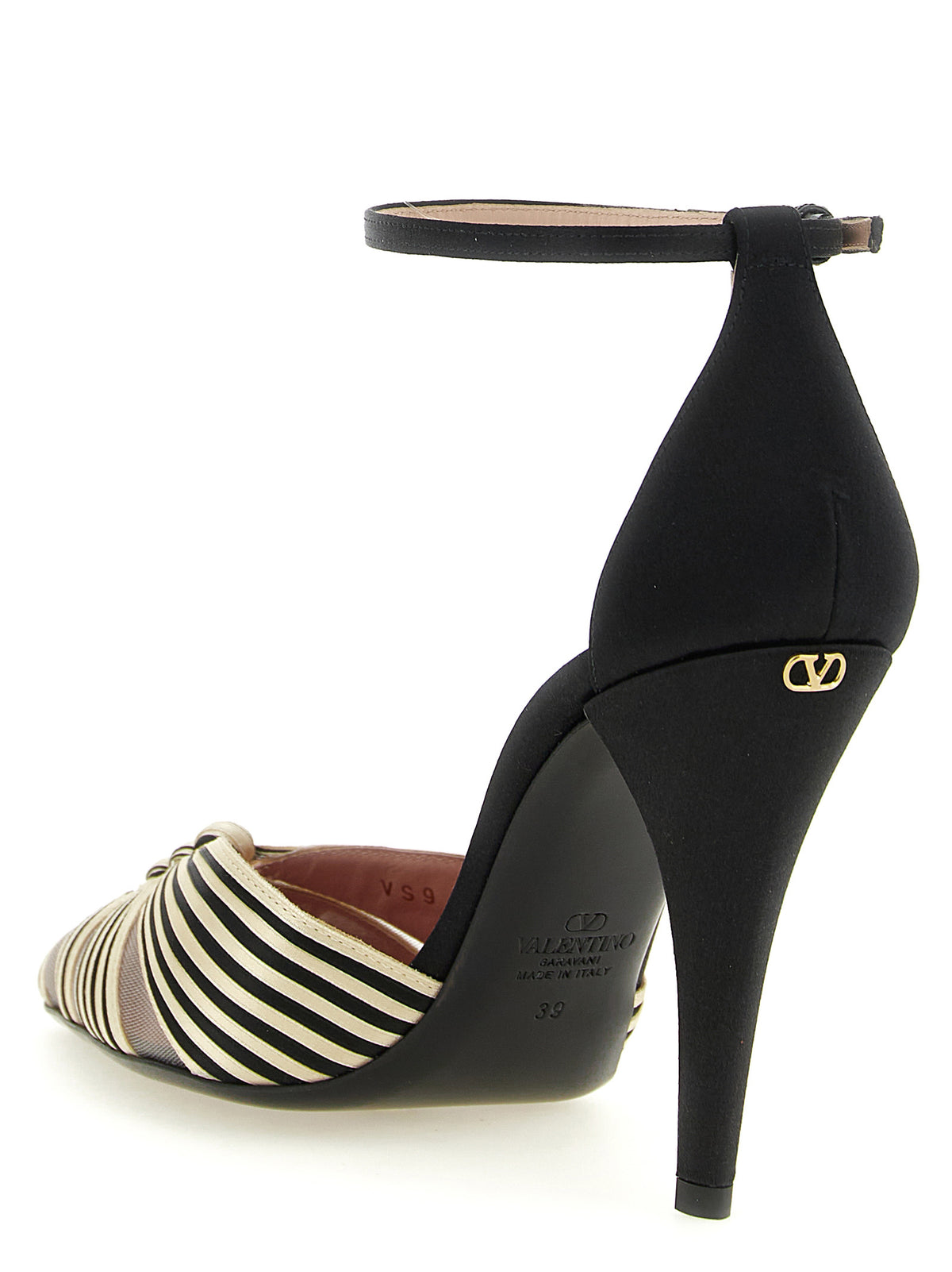 Escarpins à talon haut en viscose multicolore Valentino Garavani