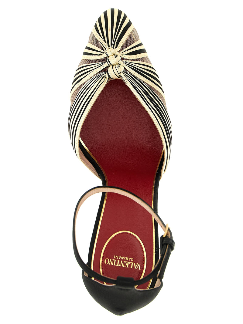 Escarpins à talon haut en viscose multicolore Valentino Garavani