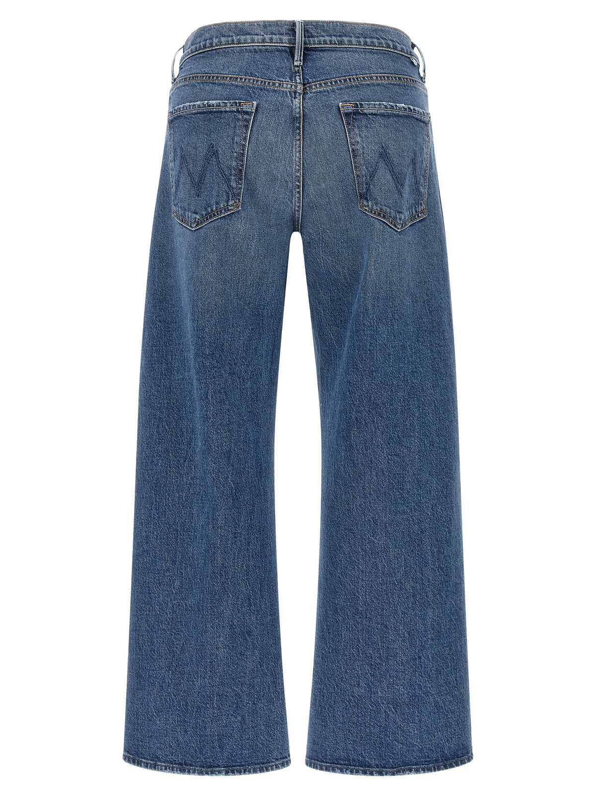 Jean court en coton bleu denim Mother