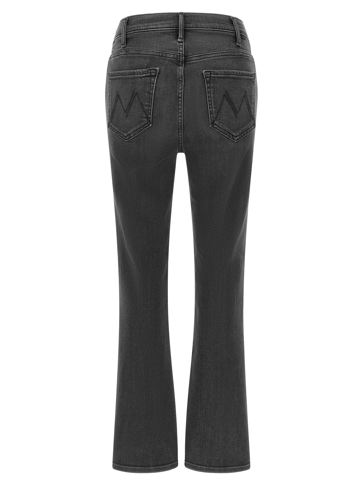 Jean évasé en coton gris Mother Denim