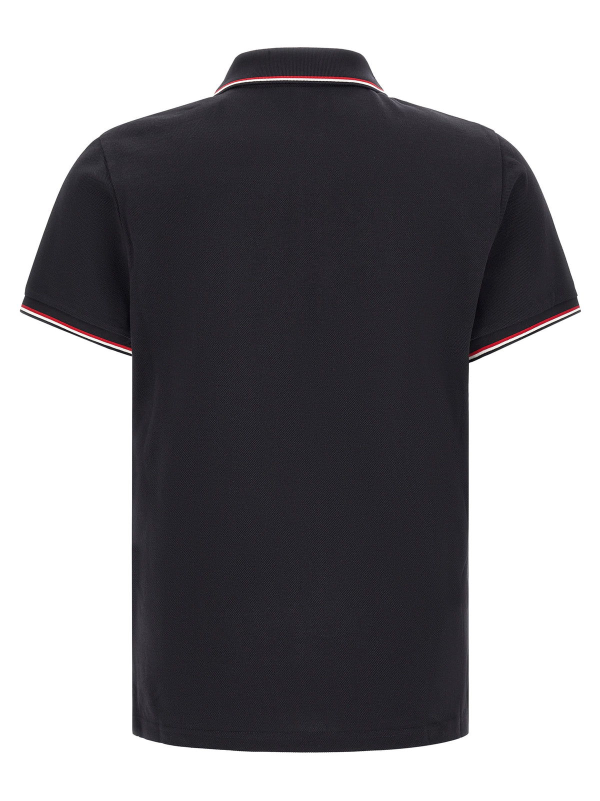 Polo Moncler en coton bleu