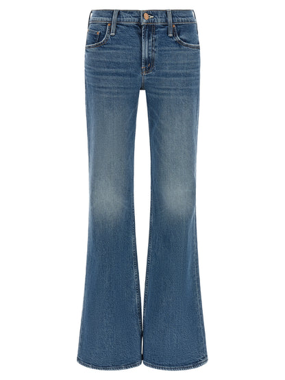 Mother Denim Blue Cotton Bootcut Jeans