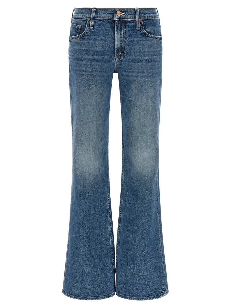 Jean bootcut Mother Denim en coton bleu