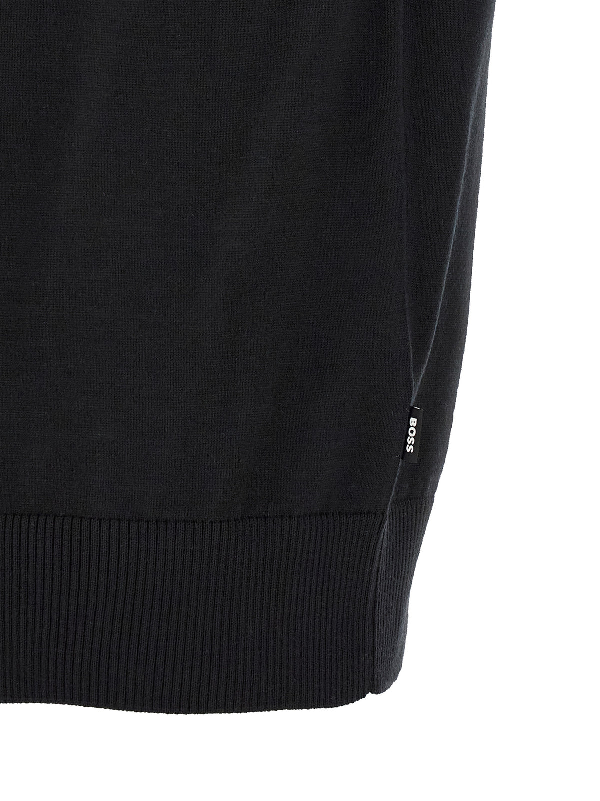 T-shirt Hugo Boss en pure laine vierge noire