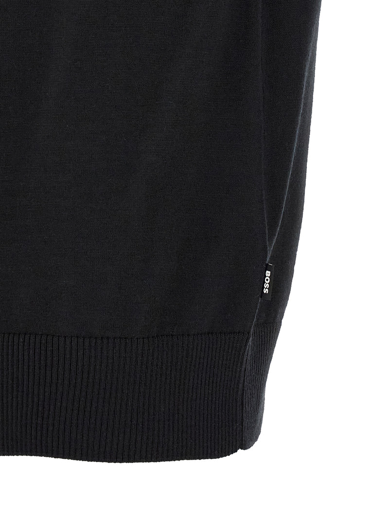 T-shirt Hugo Boss en pure laine vierge noire