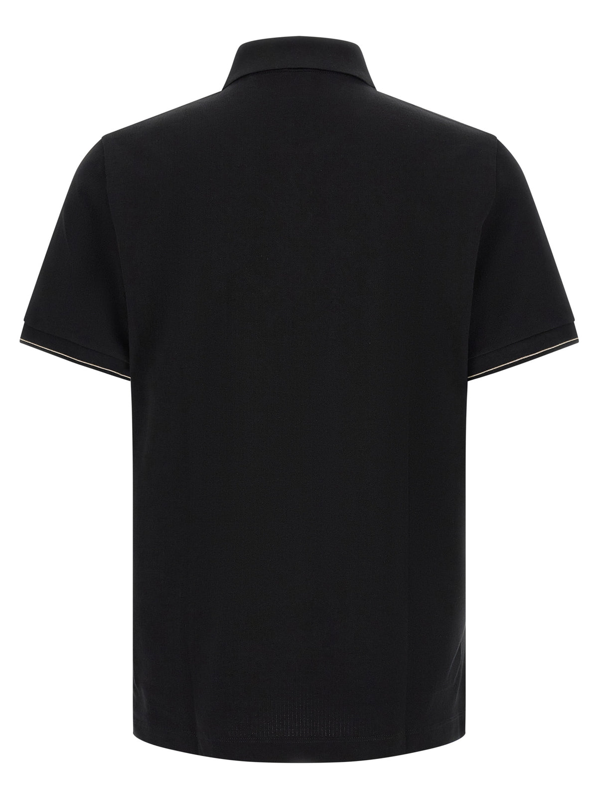 Polo en coton noir Hugo Boss