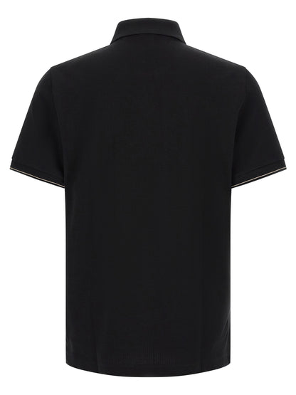 Hugo Boss Black Cotton Polo Shirt