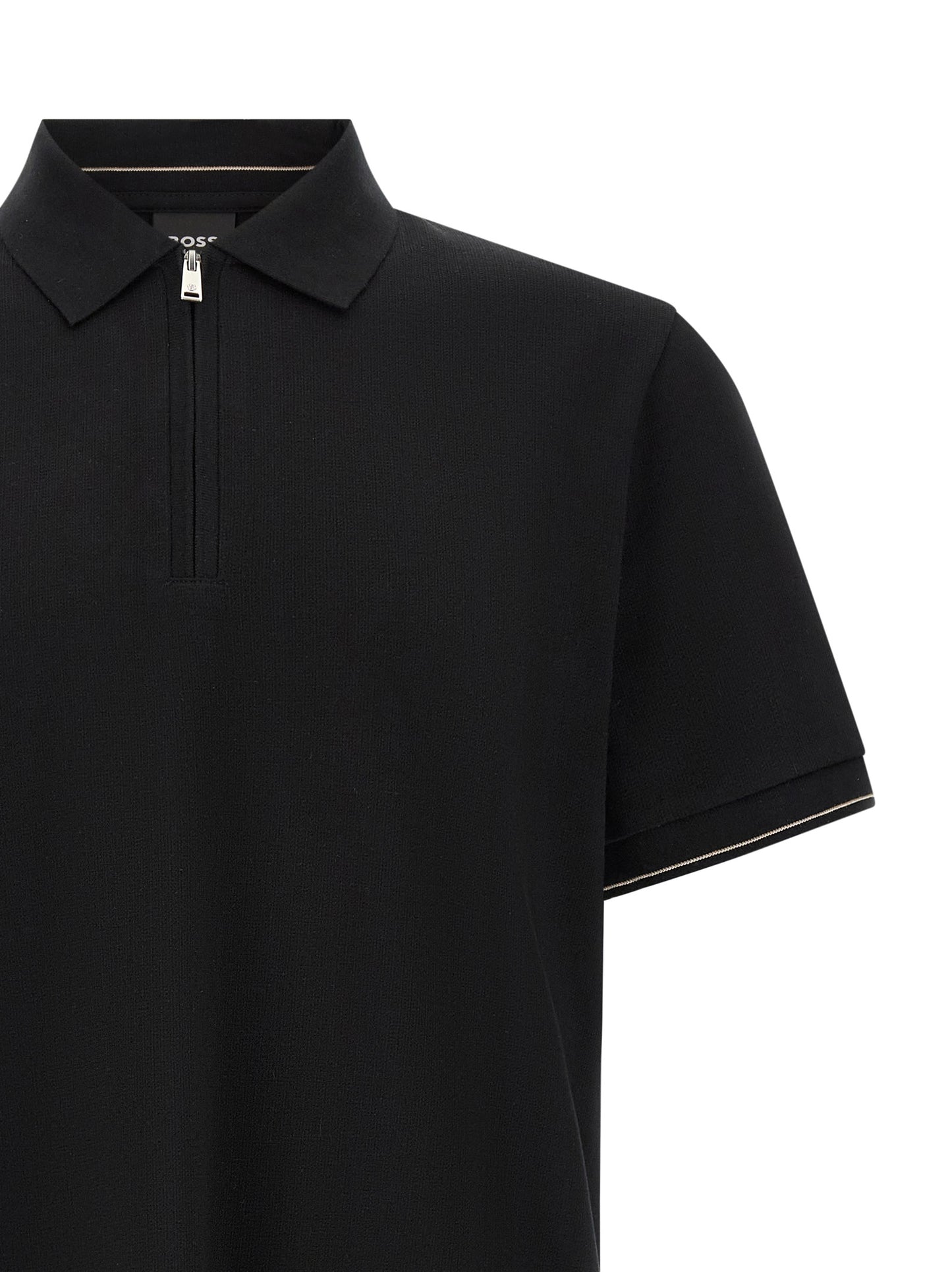 Hugo Boss Black Cotton Polo Shirt