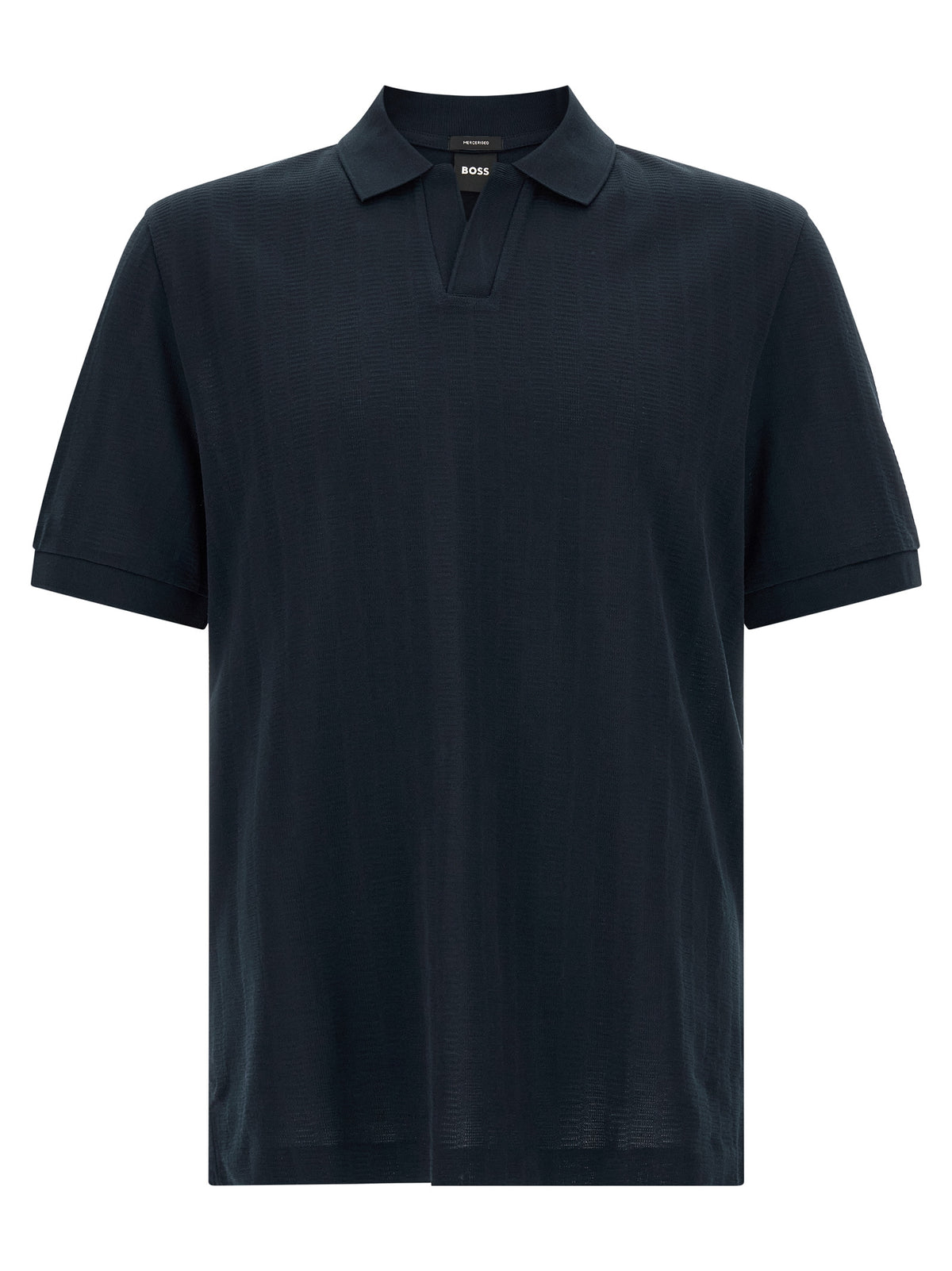 Polo en coton bleu Hugo Boss