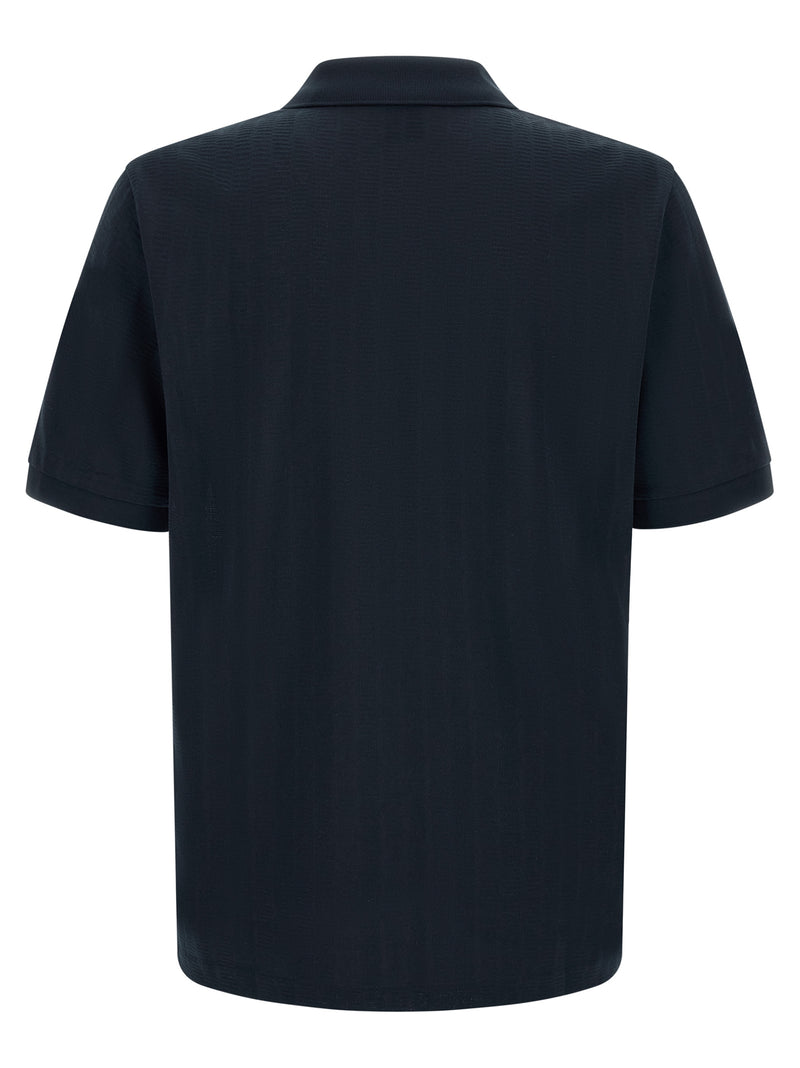 Polo en coton bleu Hugo Boss