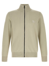 Gilet en coton beige Hugo Boss