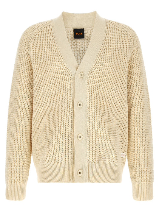 Hugo Boss Beige Cotton Cardigan