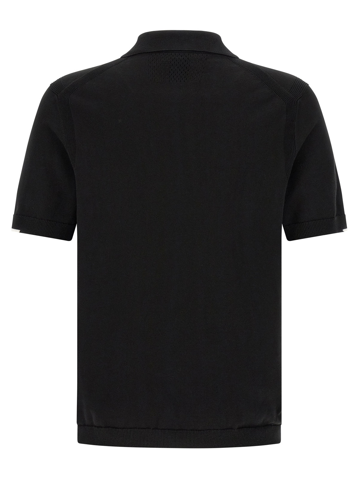 Polo en coton noir Hugo Boss