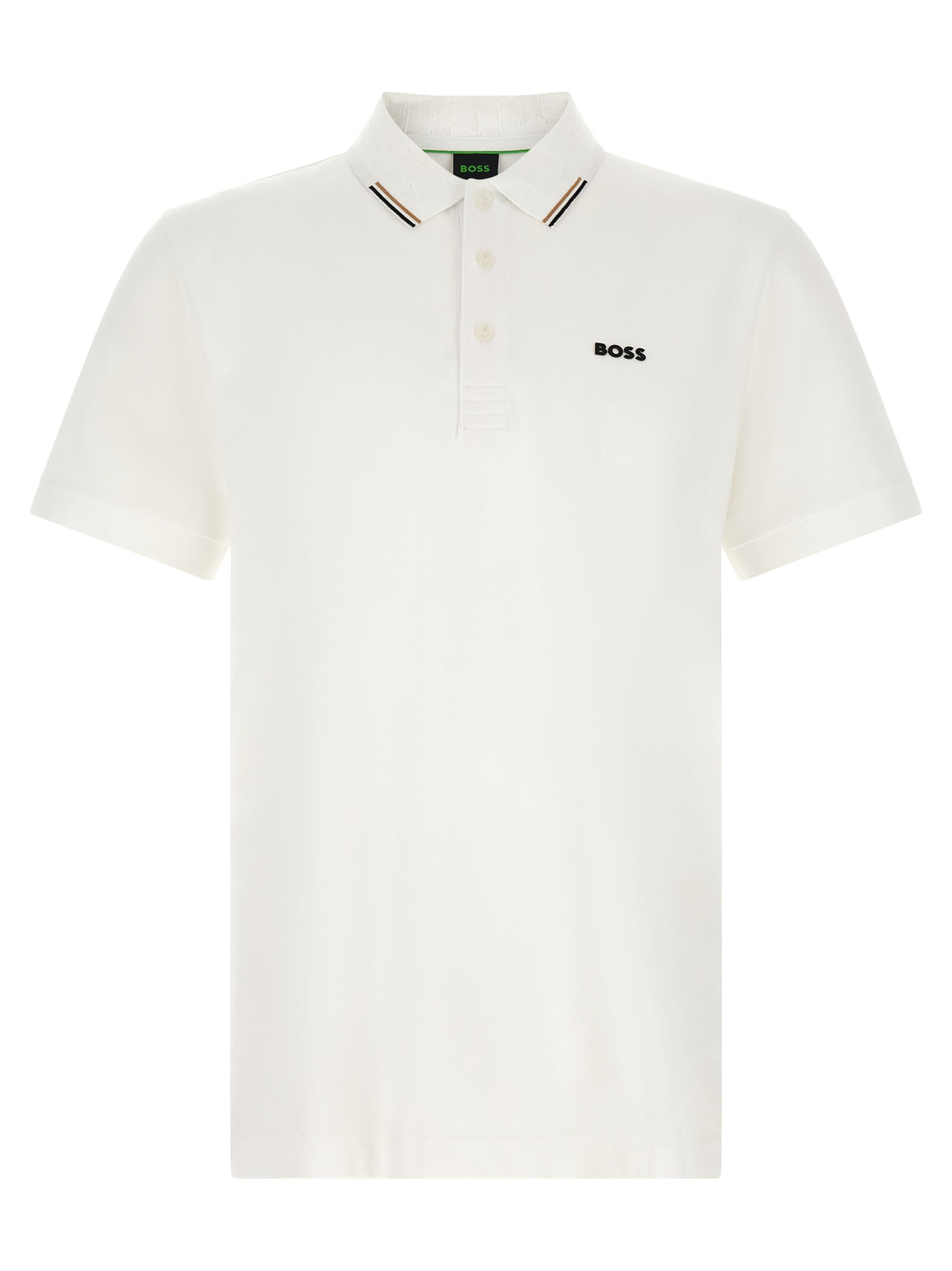 Polo en coton blanc Hugo Boss