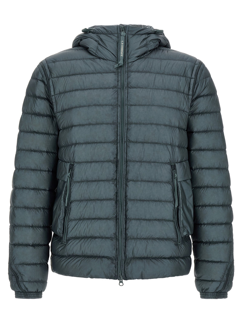 Veste longue C.P. Company en polyamide bleu