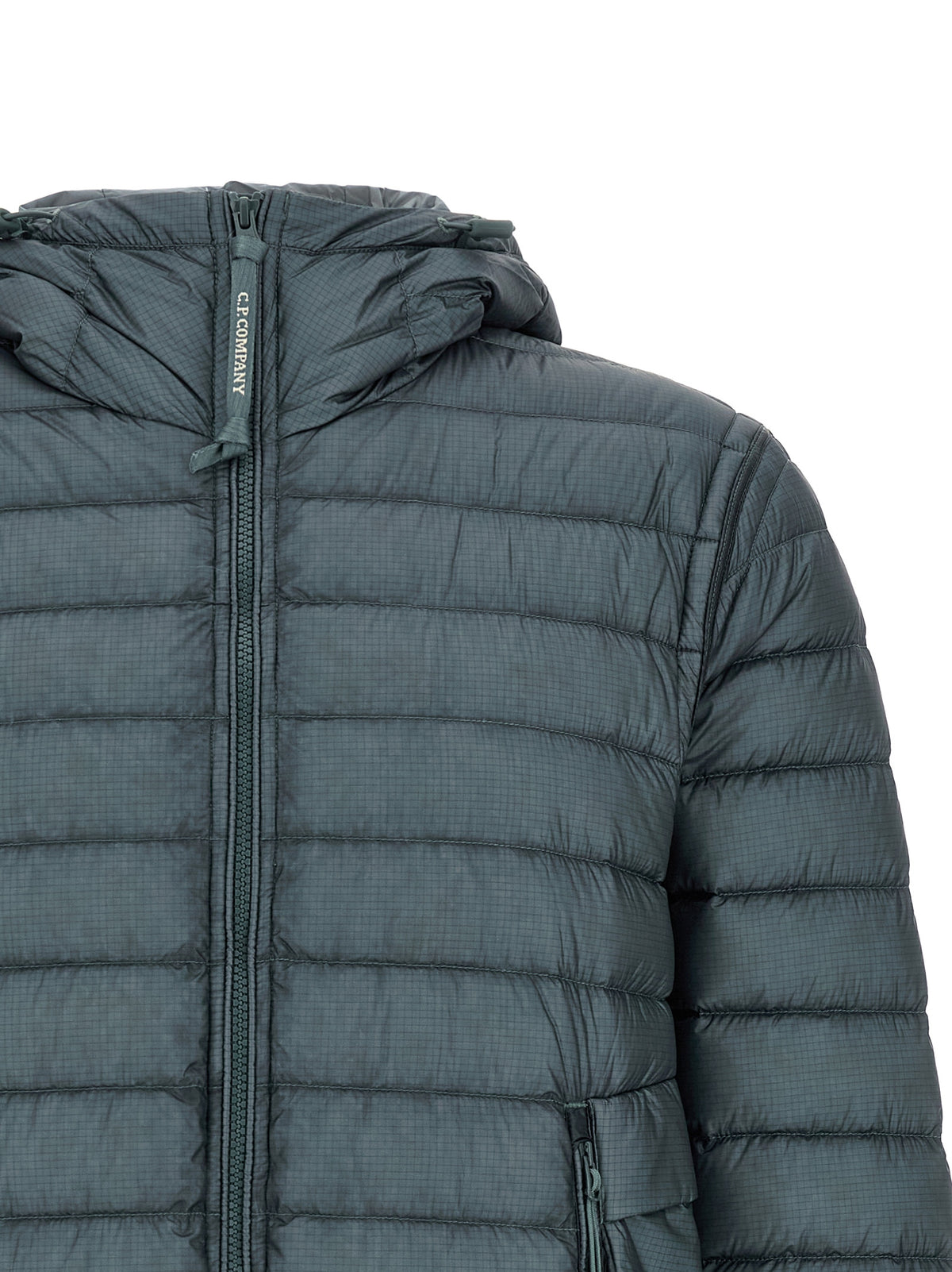 Veste longue C.P. Company en polyamide bleu