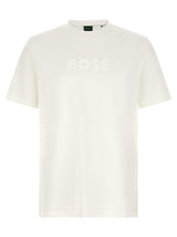 T-shirt en coton blanc Hugo Boss