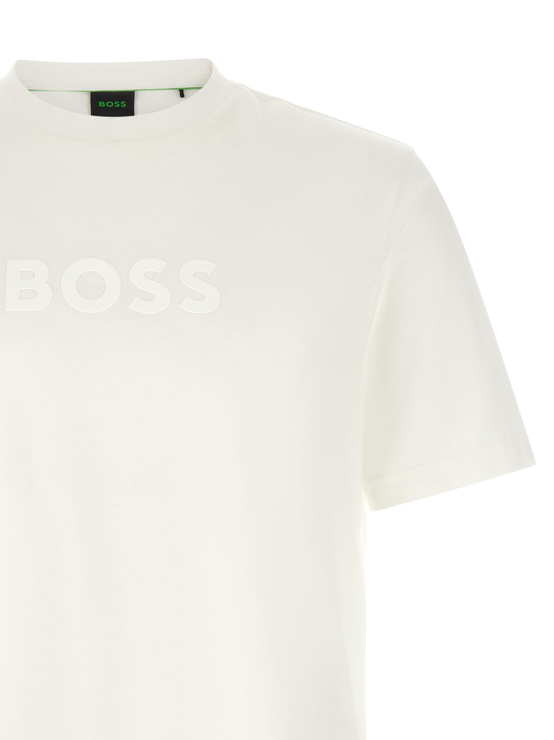 T-shirt en coton blanc Hugo Boss
