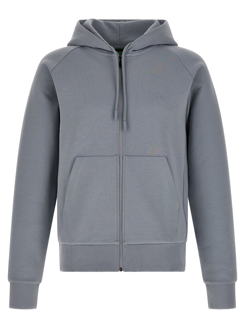 Sweat-shirt Hugo Boss en coton gris