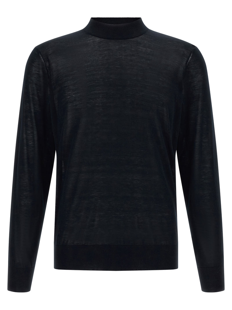 Cardigan en soie bleu Brunello Cucinelli