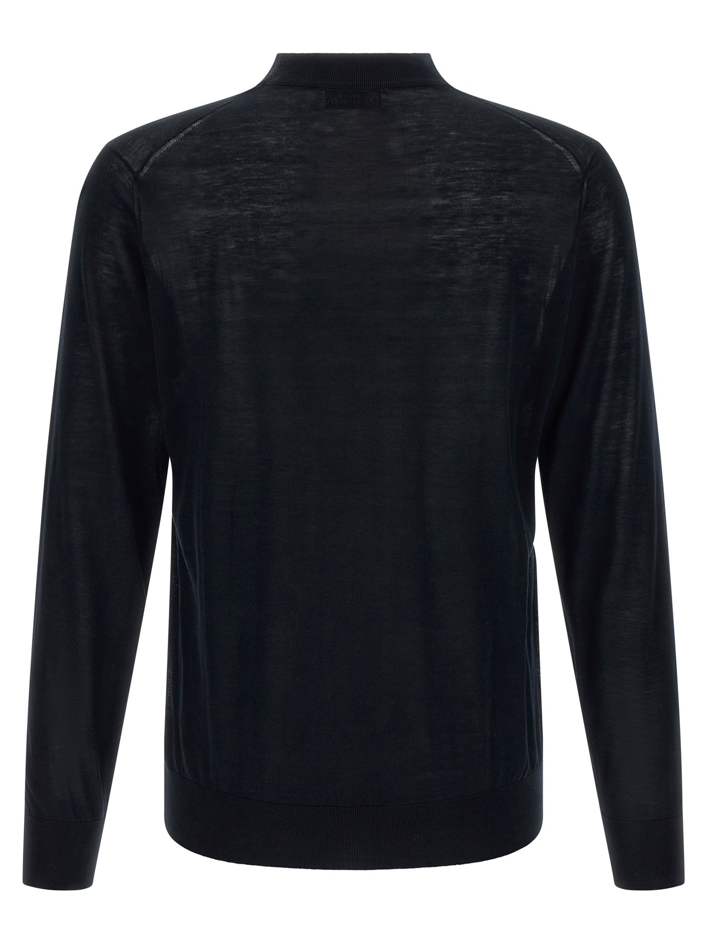 Brunello Cucinelli Blue Silk Cardigan